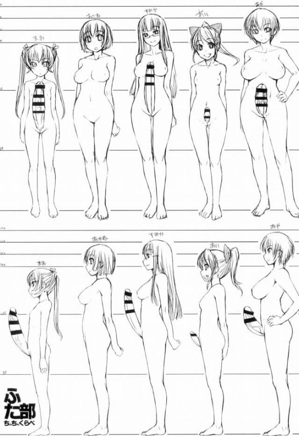 【エロ同人誌】今日はふたなり部の身体測定でそれぞれ女学生がチン長を計っちゃう！【AskRay エロ漫画】(22)